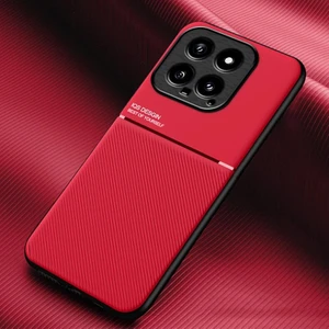 Xiaomi 14 Ovma Deseni Manyetik Çekim Cep Telefonu Kılıfı (Yurt Dışından)