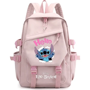 Lilo ve Stitch Stitch Okul Çantası Erkek ve Kız Öğrenci Sırt Çantası (Yurt Dışından)