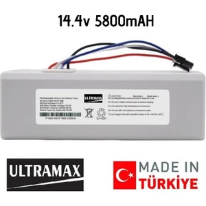 Xiaomi Mop 1c Robot Süpürge Için 5800MAH Ultramax Marka Batarya