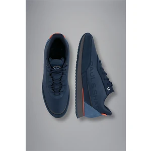 Paul & Shark  Erkek Marka Logolu Rahat Taban Bağıcıklı Lacivert Sneaker 13318002-050