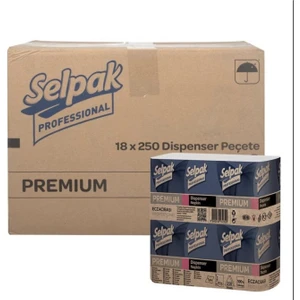 Premium Dispenser Peçete 250 x 18