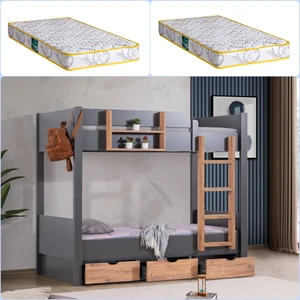 Ranza, Asya Ayrılabilir Çekmeceli Ranza + 2 Comfort Yatak