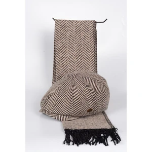 David Beckham Model Peaky Blinders Balıksırtı Kışlık Kasket Şapka Atkı Hediyeli Kombin