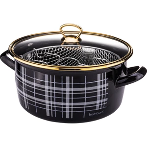 Darky Kızartma Tenceresi Siyah Line 22CM