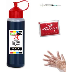 Epson L3256 Yazıcı Uyumlu Mürekkep 500 ml  Siyah