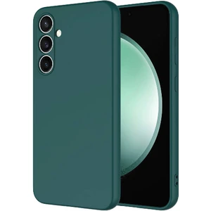 Case 4u Galaxy S23 Fe Kılıf Kamera Korumalı Içi Kadife Logosuz Mara Lansman Silinebilir Kılıf Koyu Yeşil