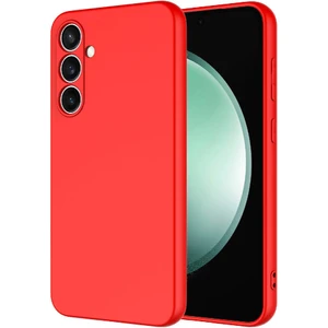 Case 4u Galaxy S23 Fe Kılıf Kamera Korumalı Içi Kadife Logosuz Mara Lansman Silinebilir Kılıf Kırmızı