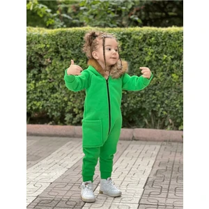 Ares Kids Fashion Kürk Yaka Tulum