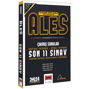 Yargı Yayınevi 2024 ALES Son 11 Sınav Çıkmış Sorular
