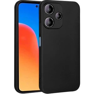 Case 4u Xiaomi Redmi 12 5g Kılıf Kamera Korumalı Klasik Mat Renkli Yumuşak Premier Silikon Siyah
