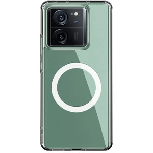 Case 4u Xiaomi Mi 13T Pro Kılıf Sert Pc Arka Yüzey Wireless Şarj Özellikli Flet Magsafe Kapak Şeffaf