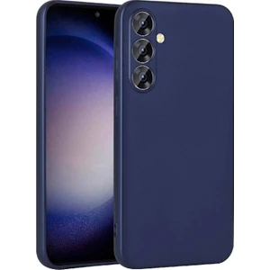 Case 4u Galaxy S23 Fe Kılıf Kamera Korumalı Klasik Mat Renkli Yumuşak Premier Silikon Lacivert