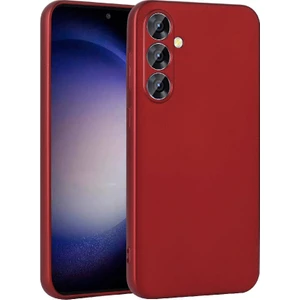 Case 4u Galaxy S23 Fe Kılıf Kamera Korumalı Klasik Mat Renkli Yumuşak Premier Silikon Kırmızı
