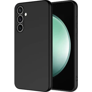 Case 4u Galaxy S23 Fe Kılıf Kamera Korumalı Içi Kadife Logosuz Mara Lansman Silinebilir Kılıf Siyah