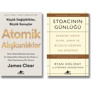 Atomik Alışkanlıklar Ve Stoacının Günlüğü (2 Kitap Set) James Clear Ryan Holiday Stephen Hanselman