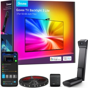 Envisual Led 3 Lite TV Arkası Led Şerit Ambiyans Aydınlatma Tv Renk Senkronizasyonu 55-65 inc TV'ler ile Uyumludur