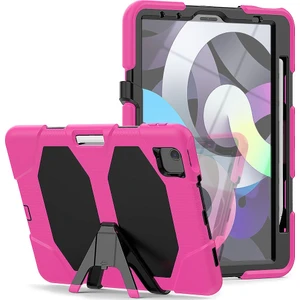 Apple iPad Air 4 Kılıf 10.9 2020 Yatay Standlı Zırh Özellikli Masaüstü Griffin Defender Kılıf (Model A2316,A2324,A2325,A2072)