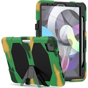 Apple iPad Pro 11 2022 4.nesil M2 Çipli Kılıf Yatay Standlı Zırh Özellikli Masaüstü Griffin Defender Kılıf (Model A2759,A2435,A2761)