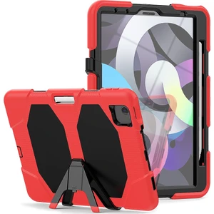 Apple iPad Air 4 Kılıf 10.9 2020 Yatay Standlı Zırh Özellikli Masaüstü Griffin Defender Kılıf (Model A2316,A2324,A2325,A2072)