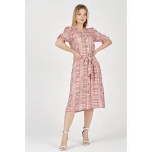 Pötikare Desenli Günlük Elbise