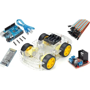 Arduino Bluetooth Kontollu 4WD Araba Robot Kiti - 4WD