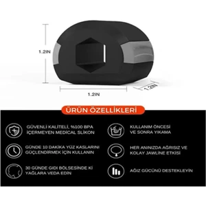 Jawline Çene Egzersiz Topu- Zor Seviye (Yeni)