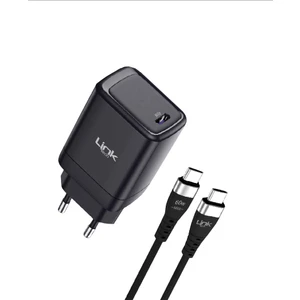 Linktech G845 Premium 45W Super Sı Gan Type-C Kablolu Şarj Aleti Set
