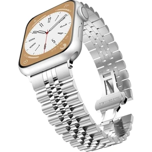 Cool Cold  Apple Watch 38/40/41 mm Seri 10/42 iwatch 9 8 Se 7 6 5 4 3 2 Paslanmaz Çelik Ayarlanabilir Rolex Metal Kordon