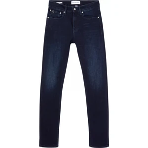 Calvin Klein Erkek Pamuklu Normal Bel 5 Cepli Düğmeli Mavi Jeans J30J323695-1BJ