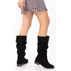 ARTI ARTI AYAKKABI ARTI-ARTI006-0144  Kadın Körüklü Siyah Binici Çizme