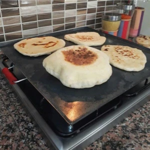 First Work Ocak Üstü Kare Sac Bazlama Börek Katmer Sacı