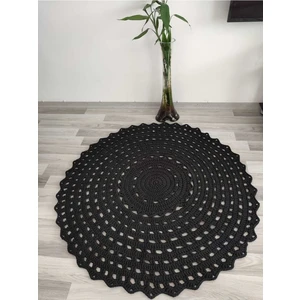 El Örgüsü Balkon/kapı Önü Yuvarlak Paspas