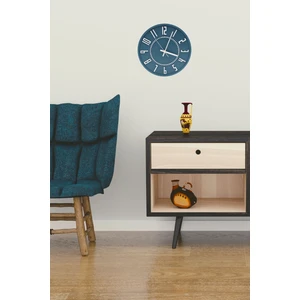 Dekoratif Renkli Daire Beton Duvar Saati 26 cm - Fresco