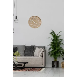 Dekoratif Renkli Daire Beton Duvar Saati 26 cm - Karton
