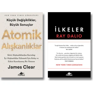 Atomik Alışkanlıklar Ve İlkeler: Hayat-İş (2 Kitap Set) James Clear Ray Dalio