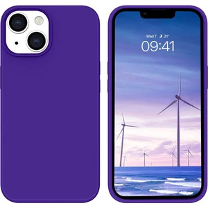 iPhone 13 Uyumlu Menekşe Mor Silikon Kılıf