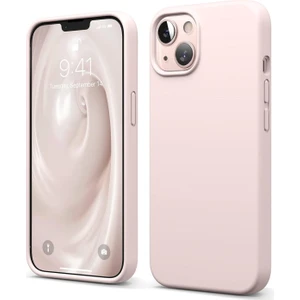 iPhone 14 Uyumlu Pudra Pembe Silikon Kılıf