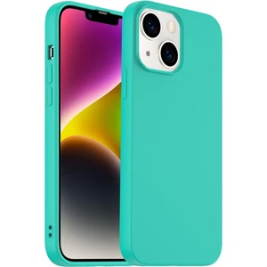 Iphone 13 Uyumlu Su Yeşili Silikon Kılıf