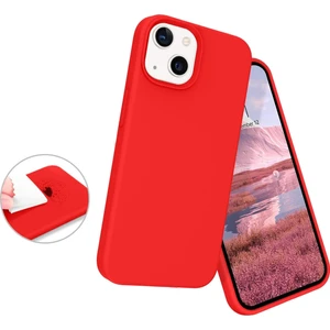 iPhone 14 Uyumlu Kırmızı Silikon Kılıf