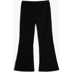 Ispanyol Paça Pantolon Kaşkorse Beli Lastikli
