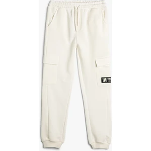 Basic Jogger Eşofman Altı Cep Detaylı Beli Bağlamalı