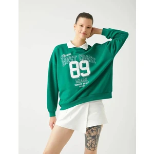 4WAL10049IK Koton Kadın  Sweat Yeşil