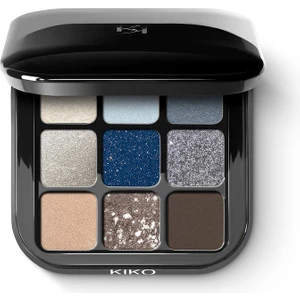 Kiko Milano Göz Farı Paleti-New Glamour Multi Finish Eyeshadow Palette -05 Blue Variations -Yüksek Pigmentli