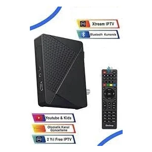Gümüş Bluetooth Kumanda Fullhd Uydu Alıcısı