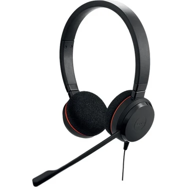 Jabra Evolve 20 Duo USB Nc Ms Kablolu Kulaküstü Mikrofonlu Kulaklık Pasif Gürültü Önleme