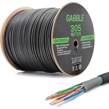 Gabble Outdoor Utp 305M Cat6 Ethetnet