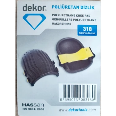 Dekor 368 Poliüretan Dizlik Koruyucu Fayansçı Dizliği (1