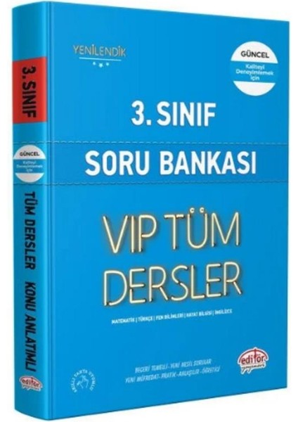 3. Sınıf Tüm Dersler Soru Bankası