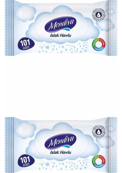 Islak Havlu 101 Adet 2 Paket