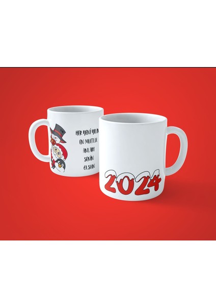 Yeni Yıla Özel Basılı Kupa Bardak No:1